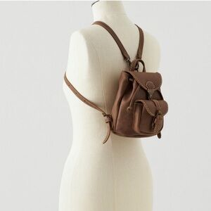 ROOTS | Vintage mini leather backpack